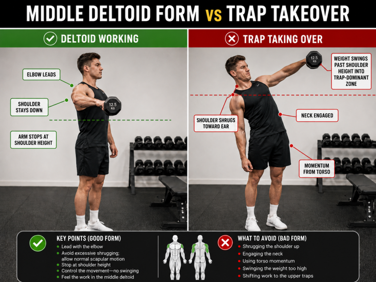 The Middle Deltoid: Why Your Lateral Raise Goes to Your Traps