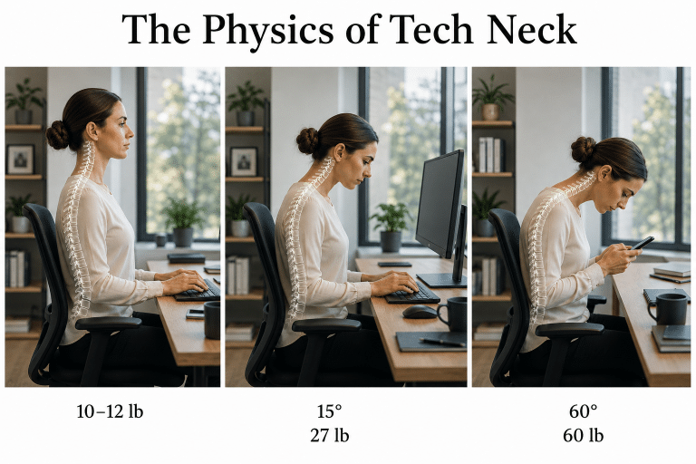 Physics of Tech Neck